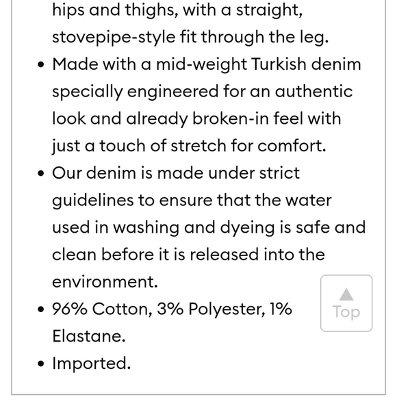 Banana Republic High Rise Denim Straight Leg, 16 - Picture 8 of 8